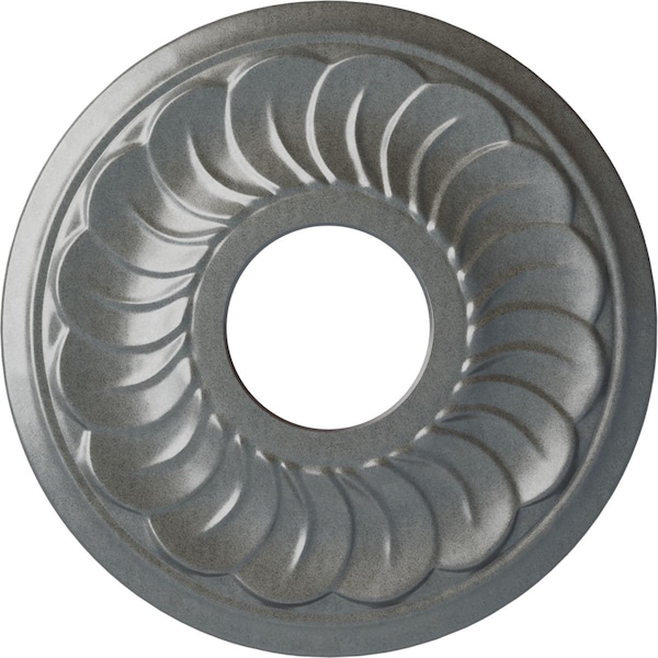 Ekena Millwork Blackthorn Ceiling Medallion (Fits Canopies up to 4 7/8"), 11 3/4"OD x 3 5/8"ID x 1"P, Platinum CM11BLPLS - main